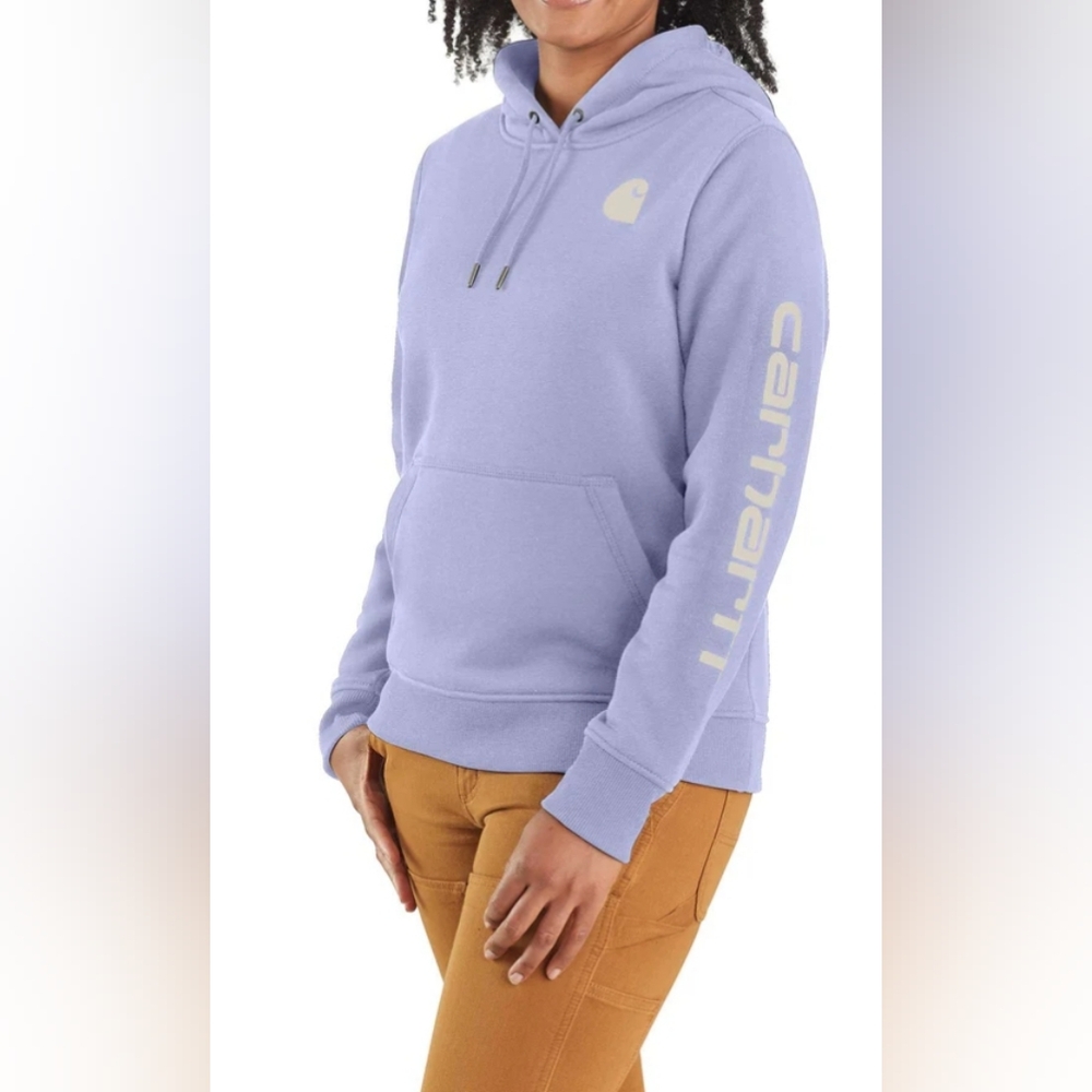 Carhartt Wmn's Midweight Logo Sleeve Graphic Hoodie Size XL NWOT MSRP $59.99